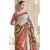 Sudarshan Silks Multicolor Crepe Self Design Saree With Blouse