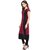 IVES Straight Purple Cotton Solid Casual Kurti for Women