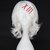 Miss U Hair Synthetic Girls White Hair Short Curly Anime Cosplay Party Wig C161