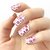 Authentic Incoco Nail Polish 16 Double-ended Strips By Its a Nail - Pink Kiss