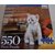 Sophisticated Kitty 550 piece Puzzle of Books and Kitten