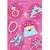 Amscan Sparkling Princess Birthday Party Favor Folded Plastic Loot Bags (8 Pack), 9