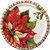Christmas Poinsettia Banquet Plates (8ct)