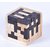 WISDOMTOY 3D Wooden Brain Teaser T-shaped Tetris Blocks Geometric Puzzle Educational Toy for Kids and Adults