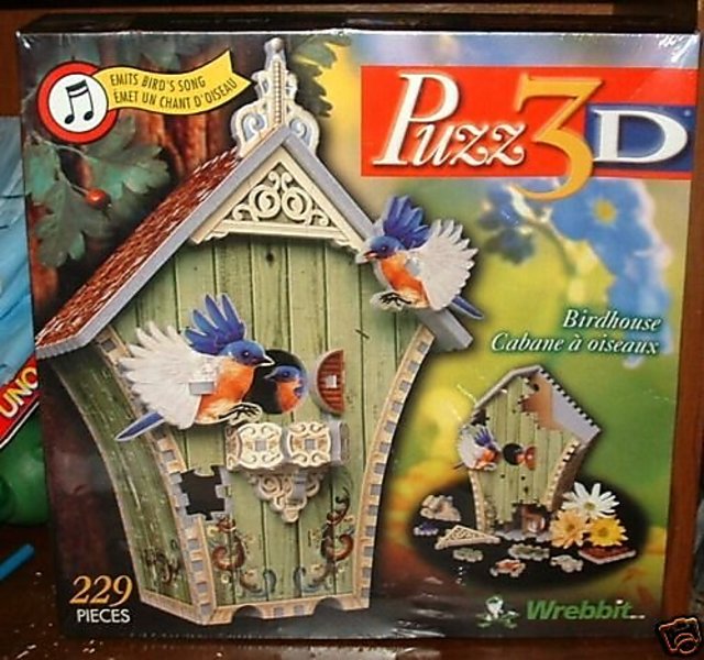 Puzz3D offers Birdhouse 229 Piece Puzzle Factory Sealed Wrebbit