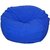 Ahh! Products Blue Anti-Pill Fleece Washable Large Bean Bag Chair