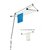 Lakshay Economy 4 pipes 4 feet - Celling Clothes Drying Stand