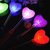 Party Lovers Novelty LED Multi Color Flashing Light Up Heart Stick Toy (8 Pieces)
