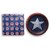 Captain America Shield Party Supply Kit - Dessert Plates and Dinner Napkins