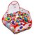 5-ft Kids Ball Pit Tent Extra Large Ball Pits with Basketball Hoop and Zippered Storage Bag, Balls Not Included
