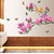 New Way Multicolor PVC Multi Purpose Chinese Flower Wall Sticker