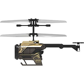 Silverlit Nano Spy Cam Video Helicopter Gold Black