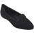 Estatos Black, Grey, Purple Pointed Toe Flat Loafers