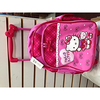 Buy Hello Kitty Checker Ribbon Rolling Backpack Online @ ₹10217 from ...