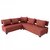 Gioteak Gleeful L Shape corner sofa set red color