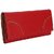 STYLER KING Red Faux Leather Wallet for Women
