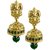 Zaveri Pearls Lord Ganesha Temple Jhumki Earring - ZPFK5461
