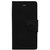 Mercury synthetic leather Wallet Magnet Design Flip Case Cover for Vivo Y51L - Black