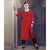 Chigy Whigy Red And Black Combo Of Kurti With Pant