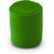 Dolphin Footstool Puffy Bean Bag-Bottle Green (Round)-With Bean/Filled