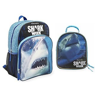 Buy Animal Planet Shark Week Backpack and Insulated Lunch Box Back to  School Combo Online @ ₹9003 from ShopClues