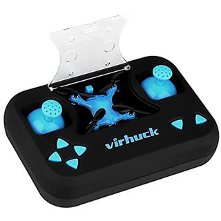 Virhuck volar 360 RC Nano Drone 2.4 GHz 4.5 CH 6 AXIS GYRO System Multicolor LED Lights Headless One Key Return Mode Qua