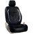 Hi Art Black & Silver Leatherite Seat Cover For Hyundai I 10