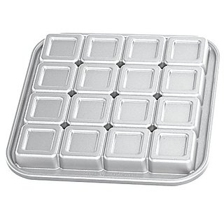 Stampo Per Brownie Nordic Ware - Alluminio Pressofuso Antiaderente, Capacità 3 Cup