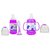 Nuby BPA FREE Infant Feeder Feeding Bottle Set, Purple