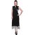 Anksh Black Sequins Patchwork Kurti for Women