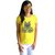 LetsFlaunt Lucky Owl T-shirt T-shirt Girls Yellow Dry-Fit-X-Small Nw