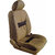 Hi Art Beige & Black Leatherite Seat Cover For Ertiga (Option 4)