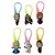 Frozen Luminescent Colorful Silicone Snap Lock Zipper Pulls 6 Pcs Set #3
