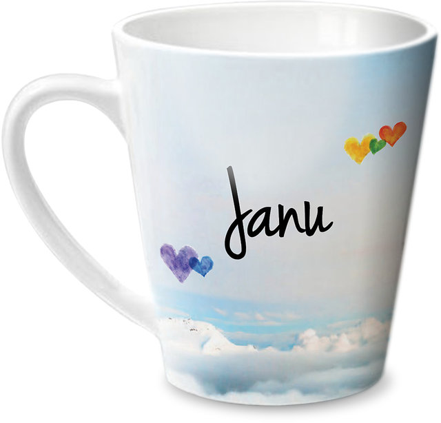 Buy Hot Muggs Simply Love You Janu Conical Ceramic Mug 350ml Online 445 From Shopclues