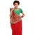 Chhabra 555 Red Georgette Printed Saree With Blouse
