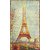 Artifact Puzzles - Whimsical Seurat Eiffel Tower Wooden Jigsaw Puzzle