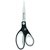 Westcott 8-Inch KleenEarth Soft Handle Straight Scissors, Black/Gray