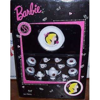 Barbie 35th anniversary shop tea set