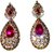Fashionable Gold  pink Drop Earrings for women  girls by shrungarika (E-404)