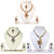Aavkar Kundan Necklaces set combo-set of 3