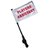 PLAYERS ASSISTANT Small 6x9 Golf Cart Flag with SSP Flags EZ On & Off Bracket
