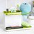 Kanha 3 IN 1 Stand for Kitchen Sink for Dishwasher Liquid, Brush, Sponge,Multicolor-Green