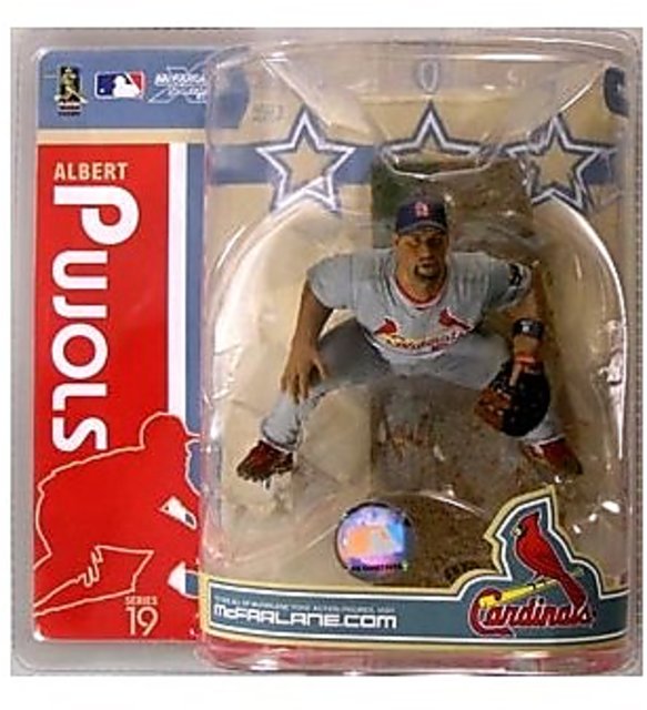 McFarlane MLB Sports Picks Series 30 Albert Pujols Action Figure [White Jersey]