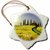 3dRose orn_80679_1 Beautiful Hills of Tuscany Italy-Snowflake Ornament, Porcelain, 3-Inch