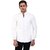Nu Abc Garments White PU Leather Jacket For Mens