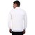 Nu Abc Garments White PU Leather Jacket For Mens