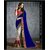 Sareeka Sarees Blue Georgette Embroidered Saree With Blouse
