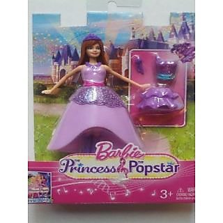 Barbie princess hotsell popstar doll