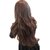 Womens Girls Fashion Wavy Curly Long Hair Human Full Wigs + Hairnet (Deep Brown) by Shot-in