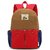 Canvas Backpack Rucksack for Preschool Kindergarten Elementary Kids Boy and Girl (Khaki Pink)
